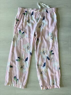 Gilligan & O’malley Cotton pink floral pajama Pants